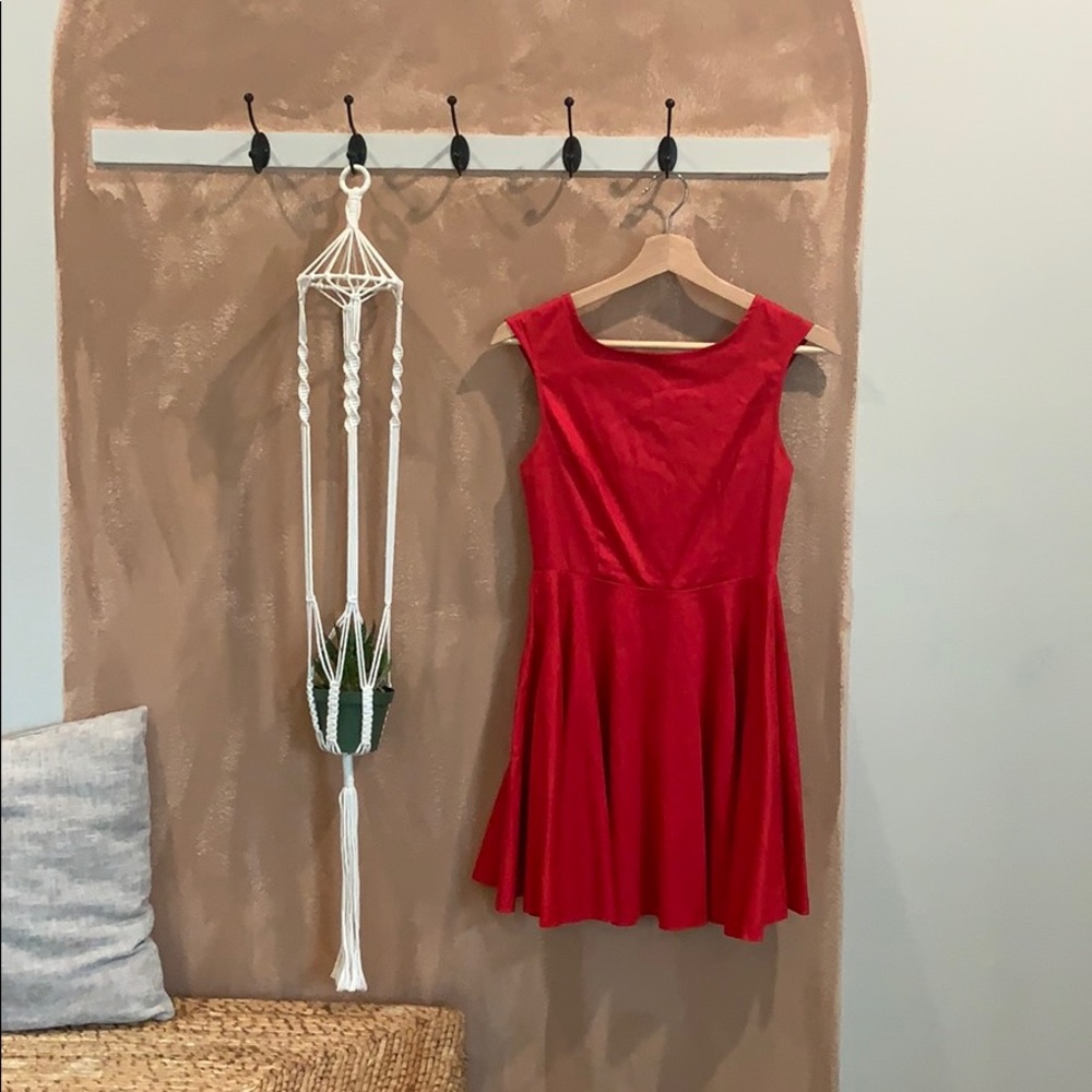 Red Tobi Skater Dress